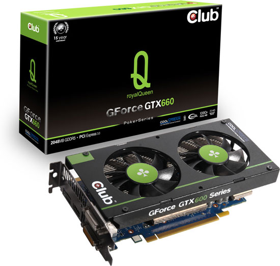 Club 3D   GeForce GTX 660 royalQueen