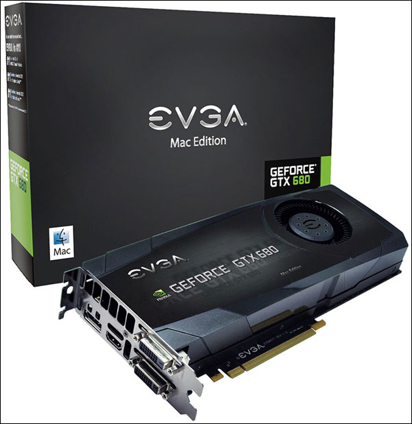 EVGA GeForce GTX 680 Mac Edition:    Apple