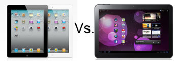 Apple iPad 2  Samsung Galaxy Tab 10.1