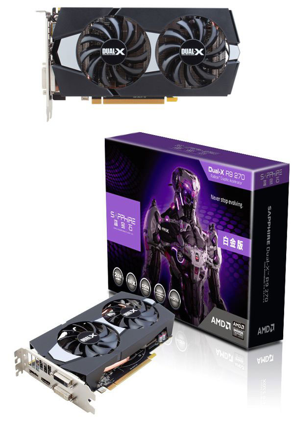  Sapphire Radeon R9 270 Boost OC Edition