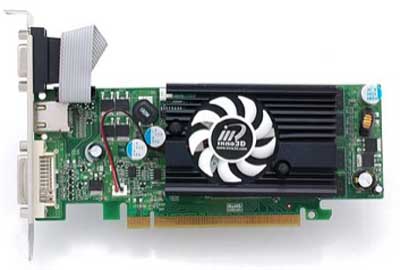   InnoVISION GeForce 210 589 Mhz PCI-E 2.0 512 Mb 667 Mhz 64 bit DVI HDMI HDCP (N210-4SDV-C2BX)  2