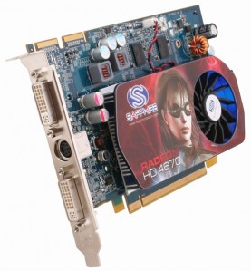   Sapphire Radeon HD 4670 750 Mhz PCI-E 2.0 1024 Mb 1746 Mhz 128 bit 2xDVI TV HDCP YPrPb (11138-34-20R)  2