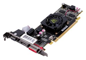   XFX Radeon HD 5450 650 Mhz PCI-E 2.1 1024 Mb 1600 Mhz 64 bit DVI HDCP (HD-545X-ZAF2)  1