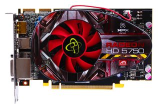   XFX Radeon HD 5750 740 Mhz PCI-E 2.0 1024 Mb 4800 Mhz 128 bit 2xDVI HDMI HDCP (HD-575X-ZNDA)  1