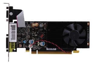   XFX GeForce 210 589 Mhz PCI-E 2.0 512 Mb 800 Mhz 64 bit DVI HDMI HDCP Cool (GM-210X-YAF2)  1