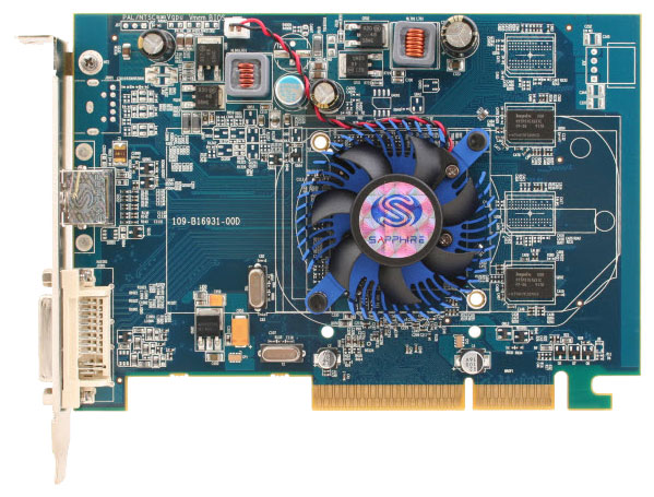   Sapphire Radeon HD 3450 600 Mhz AGP 512 Mb 800 Mhz 64 bit DVI HDMI HDCP (11160-00-20R)  1