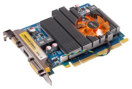   Zotac GeForce GT 240 550 Mhz PCI-E 2.0 512 Mb 1600 Mhz 128 bit DVI HDMI HDCP (ZT-20407-10L)  1