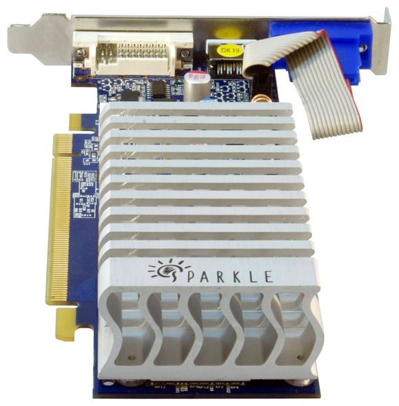   Sparkle GeForce 210 589 Mhz PCI-E 2.0 512 Mb 800 Mhz 64 bit DVI HDMI HDCP Silent (SXG210512D2L-NMP)  2