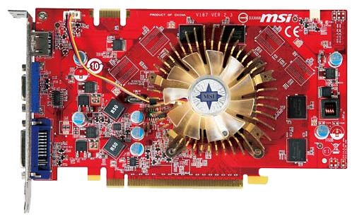   MSI GeForce 9600 GSO 600 Mhz PCI-E 2.0 512 Mb 1800 Mhz 256 bit DVI HDMI HDCP (N9600GSO-MD512)  2