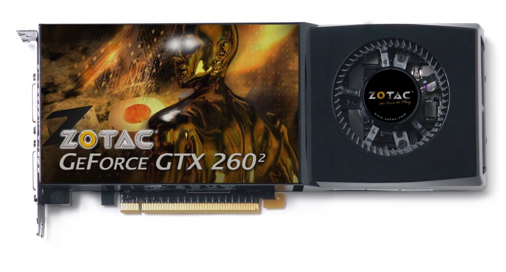   Zotac GeForce GTX 260 576 Mhz PCI-E 2.0 896 Mb 1998 Mhz 448 bit 2xDVI HDCP 216 (ZT-X26E3KE-FSP)  2