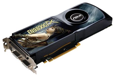   Asus GeForce 9800 GTX 755 Mhz PCI-E 2.0 512 Mb 2350 Mhz 256 bit 2xDVI HDCP YPrPb (EN9800GTX TOP/HTDP/512M)  2