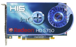   HIS Radeon HD 5750 700 Mhz PCI-E 2.1 512 Mb 4600 Mhz 128 bit DVI HDMI HDCP IceQ (H575Q512)  2