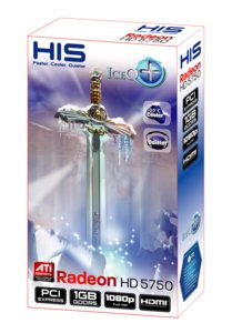   HIS Radeon HD 5750 700 Mhz PCI-E 2.1 512 Mb 4600 Mhz 128 bit DVI HDMI HDCP IceQ (H575Q512)  4