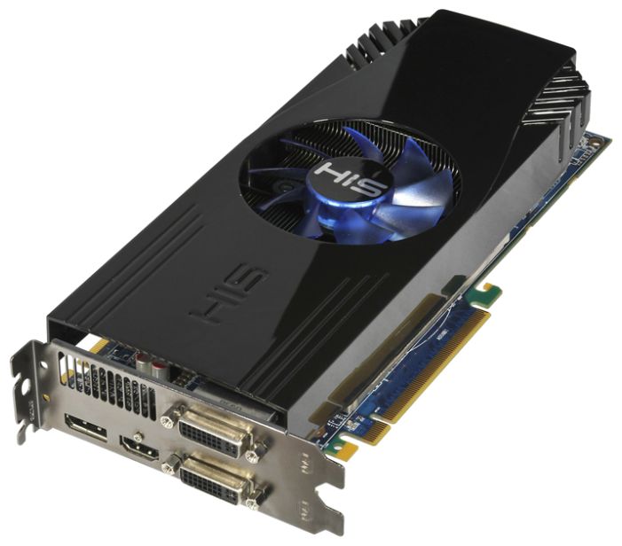   HIS Radeon HD 5830 840 Mhz PCI-E 2.1 1024 Mb 4400 Mhz 256 bit 2xDVI HDMI HDCP (H583FNT1GD)  2