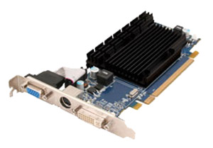   Sapphire Radeon HD 4550 600 Mhz PCI-E 2.0 512 Mb 1600 Mhz 64 bit DVI TV HDCP YPrPb (11141-01-10R)  2