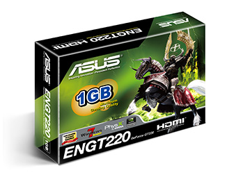   Asus GeForce GT 220 625 Mhz PCI-E 2.0 1024 Mb 800 Mhz 128 bit DVI HDMI HDCP (ENGT220/DI/1GD2(LP)/A)  2