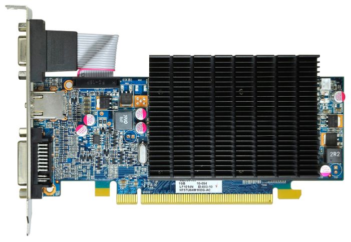   HIS Radeon HD 5570 650 Mhz PCI-E 2.1 1024 Mb 1600 Mhz 128 bit DVI HDMI HDCP (H557HS1G)  1