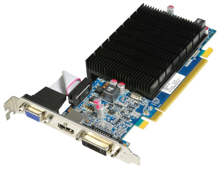   HIS Radeon HD 5570 650 Mhz PCI-E 2.1 1024 Mb 1600 Mhz 128 bit DVI HDMI HDCP (H557HS1G)  2