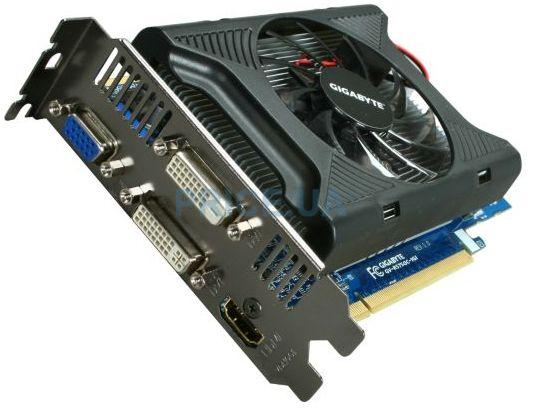   Gigabyte Radeon HD 5750 740 Mhz PCI-E 2.1 1024 Mb 4800 Mhz 128 bit 2xDVI HDMI HDCP (GV-R575OC-1GI)  2