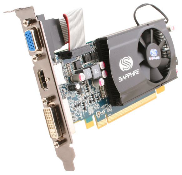   Sapphire Radeon HD 5550 550 Mhz PCI-E 2.0 1024 Mb 1600 Mhz 128 bit DVI HDMI HDCP Hyper Memory (11170-02-10R)  2