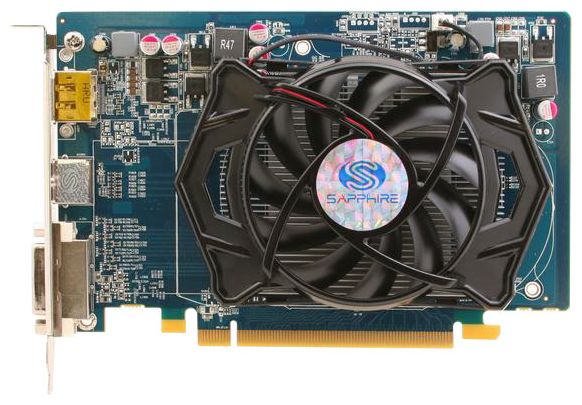   Sapphire Radeon HD 5550 550 Mhz PCI-E 2.0 512 Mb 4000 Mhz 128 bit DVI HDMI HDCP DP (11170-24-20R)  1