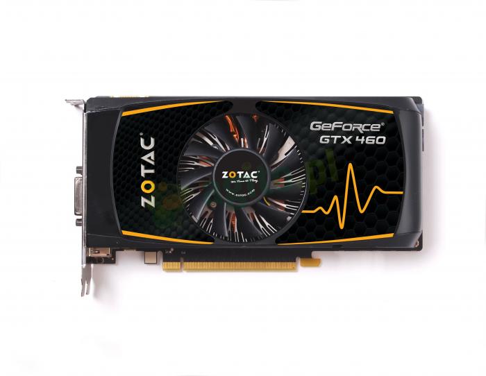   Zotac GeForce GTX 460 710 Mhz PCI-E 2.0 768 Mb 3600 Mhz 192 bit 2xDVI HDMI HDCP (ZT-40404-10P)  2