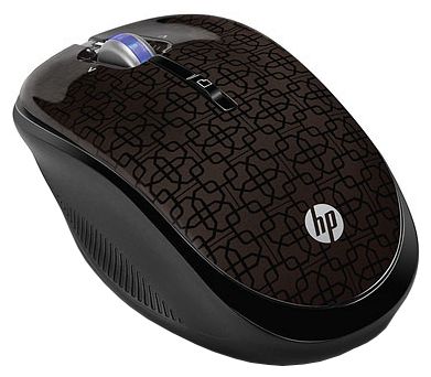   HP Wireless Optical Mouse Black Cherry USB (WX407AA)  1