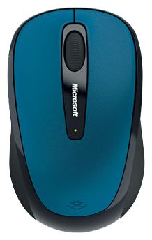   Microsoft Wireless Mobile Mouse 3500 Special Edition Sea blue USB (GMF-00014)  1