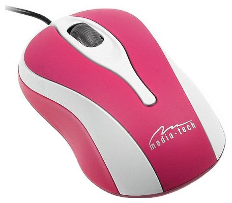   Media-Tech MT1080P Pink-White USB (MT1080P)  1