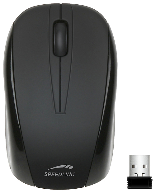   Speed-Link Sleek Nano Receiver Laser Mouse SL-6361-SBK Black USB (SL-6361-SBK)  1