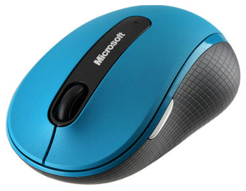   Microsoft Wireless Mobile Mouse 4000 Blue USB (D5D-00029)  1