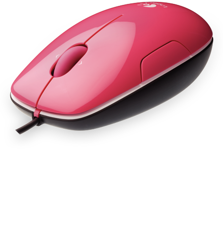   Logitech LS1 Laser Mouse Pink USB (910-001160)  2