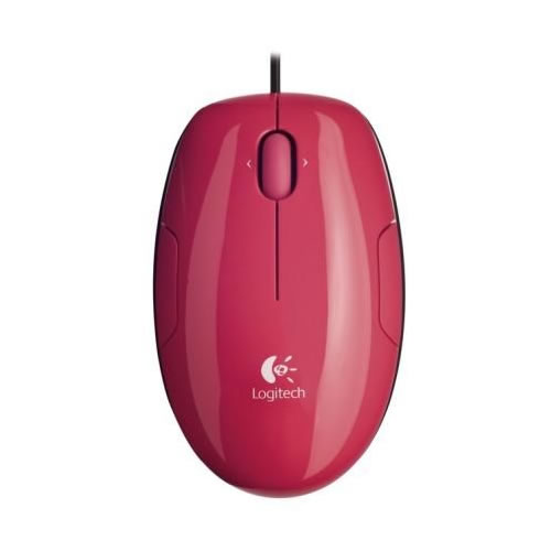   Logitech LS1 Laser Mouse Pink USB (910-001160)  3