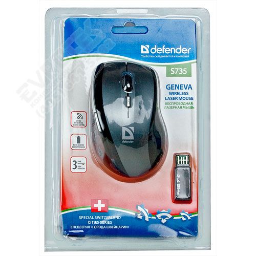   Defender S Geneva 735 Nano Black USB (52866)  4