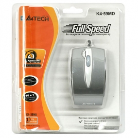   A4 Tech K4-59MD-2 Silver USB (K4-59MD-2)  3