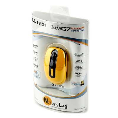   A4 Tech G7-300-3 Yellow USB (G7-300-3)  2