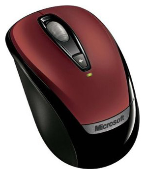   Microsoft Wireless Mobile Mouse 3000 Red USB (6BA-00041)  1