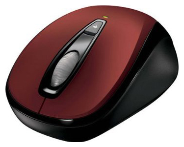   Microsoft Wireless Mobile Mouse 3000 Red USB (6BA-00041)  2