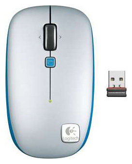   Logitech V550 Nano Silver-Blue USB (910-000892)  2