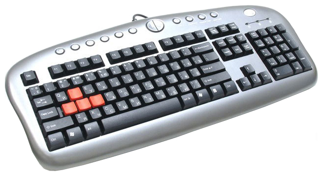   A4 Tech KB-28G Silver-Black PS/2 (KB-28G-2-U)  1