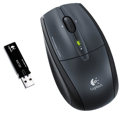   Logitech RX720 Cordless Laser Mouse Black USB (910-001051)  2