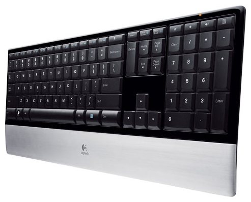   Logitech diNovo Keyboard for Notebooks Black USB (920-001372)  2