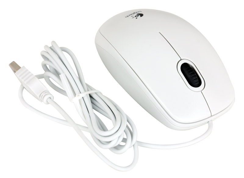   Logitech B110 Optical Mouse USB White (910-001804)  2