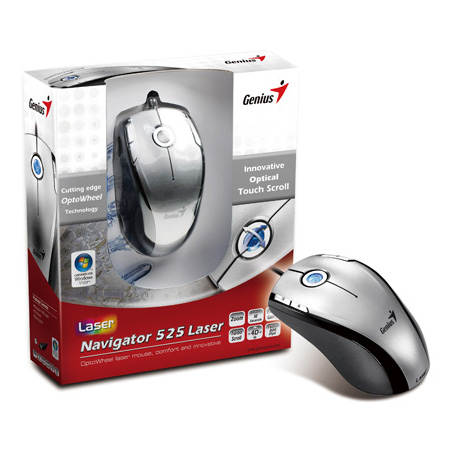   Genius Navigator 525 Laser Silver USB (GM-Navigator 525)  4