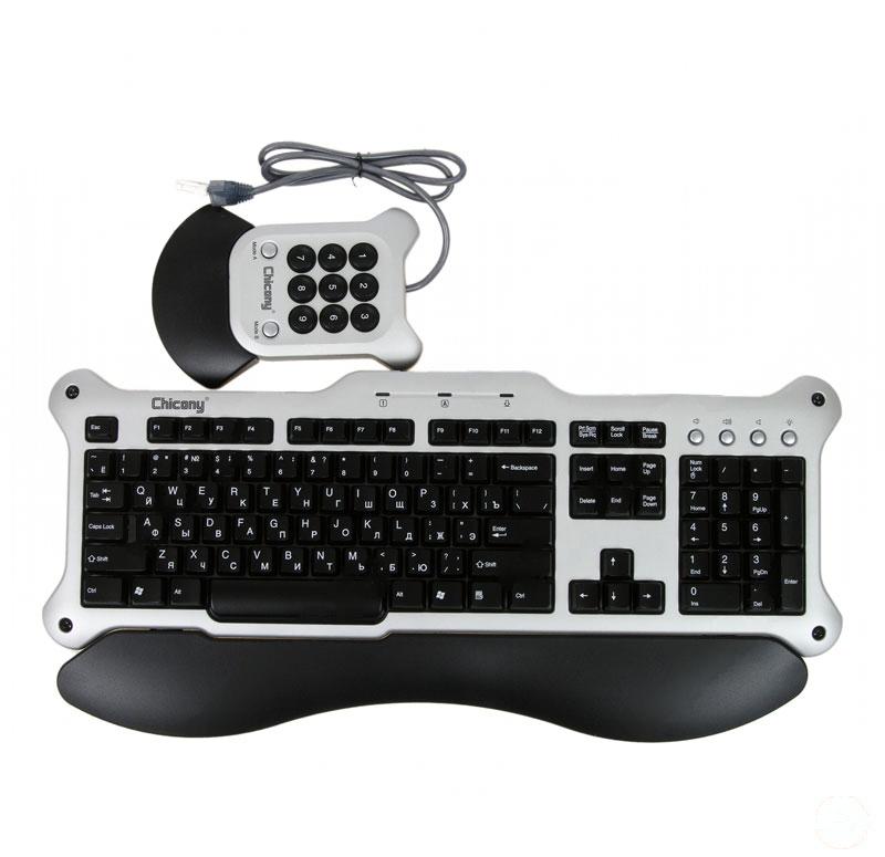   Chicony KU-0573 Grey-Black USB (KU-0573)  2