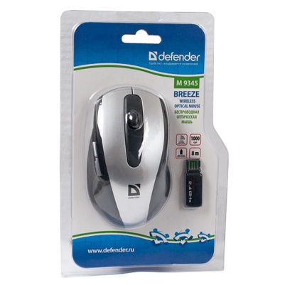   Defender M Breeze 9345 Grey USB (52845)  3