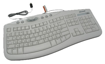   Microsoft Comfort Curve Keyboard 2000 White USB (B2L-00077)  1