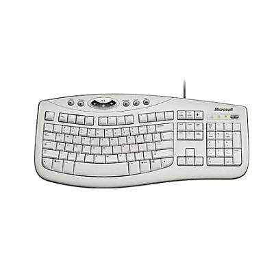   Microsoft Comfort Curve Keyboard 2000 White USB (B2L-00077)  2