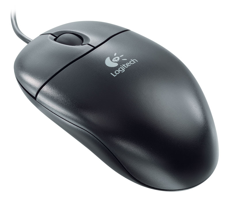   Logitech Value Wheel Mouse (S90) Black PS/2 (953819-0000)  2