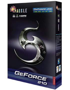   Sparkle GeForce 210 589 Mhz PCI-E 2.0 512 Mb 1000 Mhz 64 bit DVI HDMI HDCP (SXG210512S3L-NM)  1